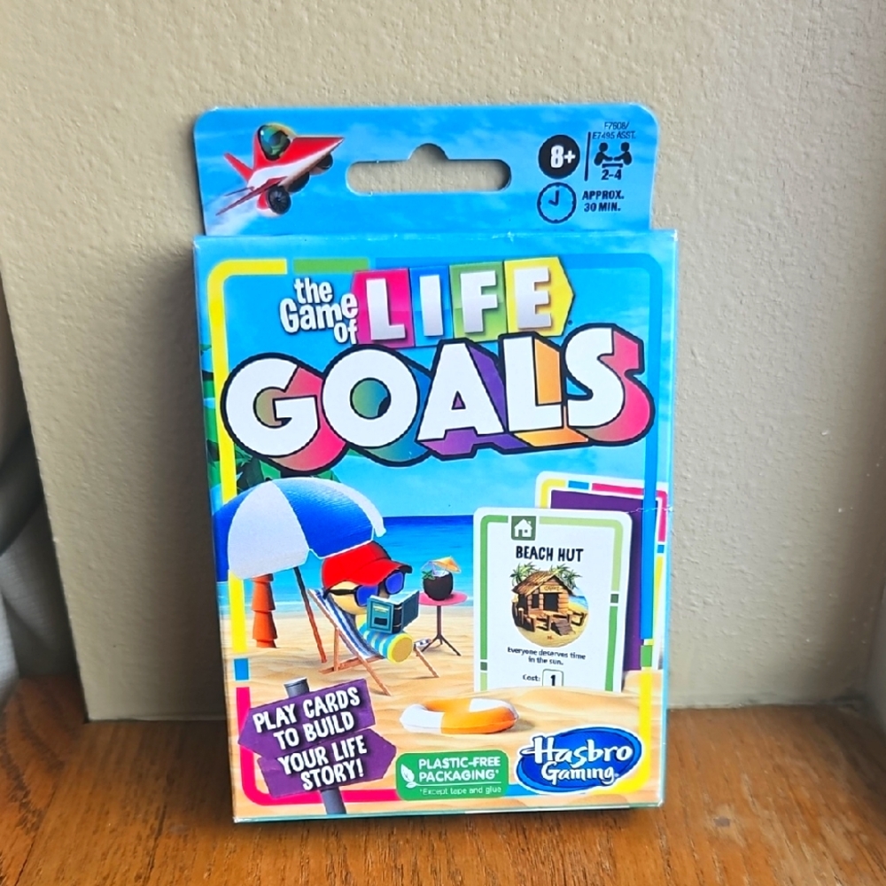 Hasbro The Game of Life Goals Card Game